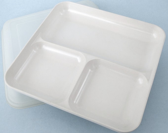 Tupperware Ultra 21 Microwave & Ovensafe Divided Plate / Lid Etsy