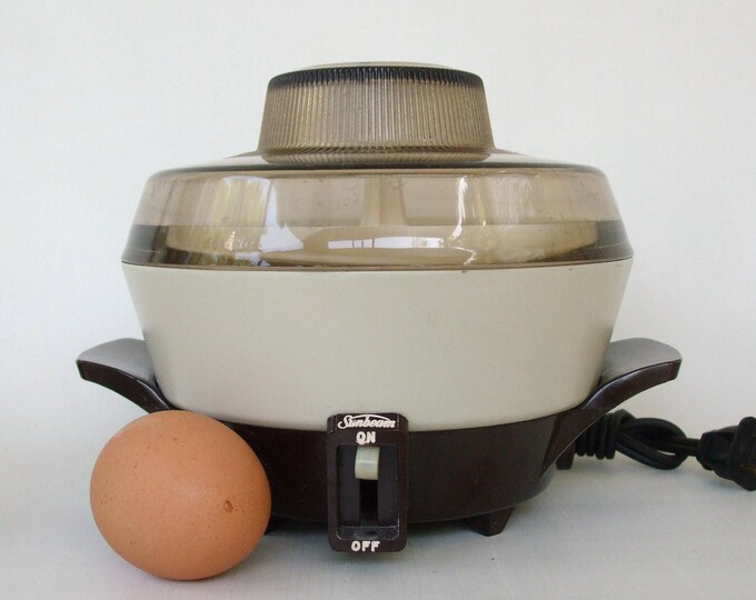 Vintage Sunbeam Egg Cooker / Poacher Electric Small Appliance Etsy