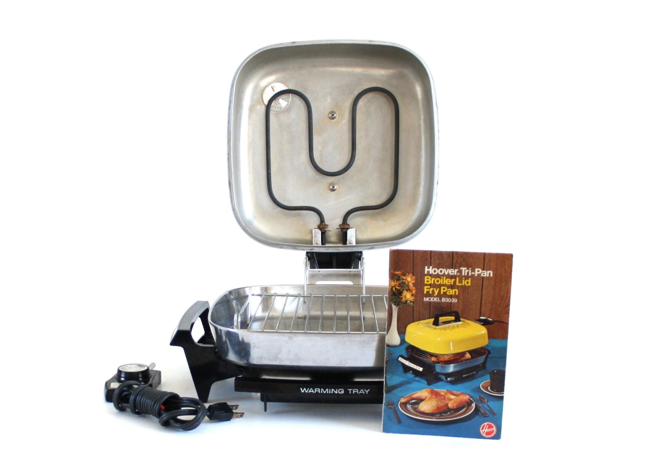 Vintage Hoover Electric Skillet Fry Pan Broiler B3039 Etsy