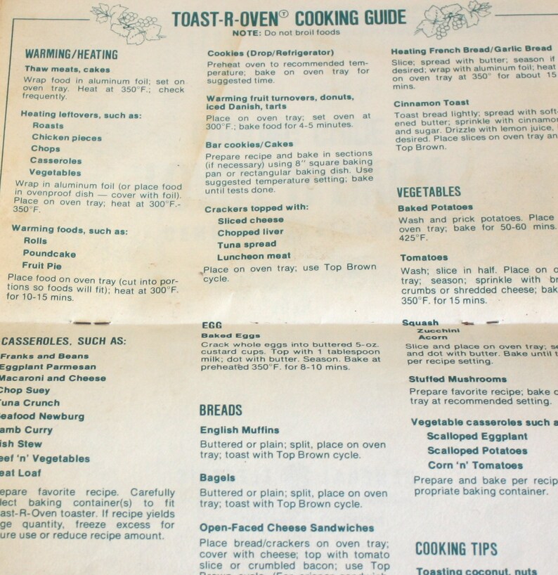 General Electric Toaster Oven Tray / Baking Sheet or Instruction Manual