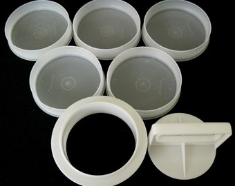 Tupperware Burger Keeper Parts, 4" or 5" Hamburger Press Pieces, Sold Separately, 215 1925 1926 1927 883, Lid A