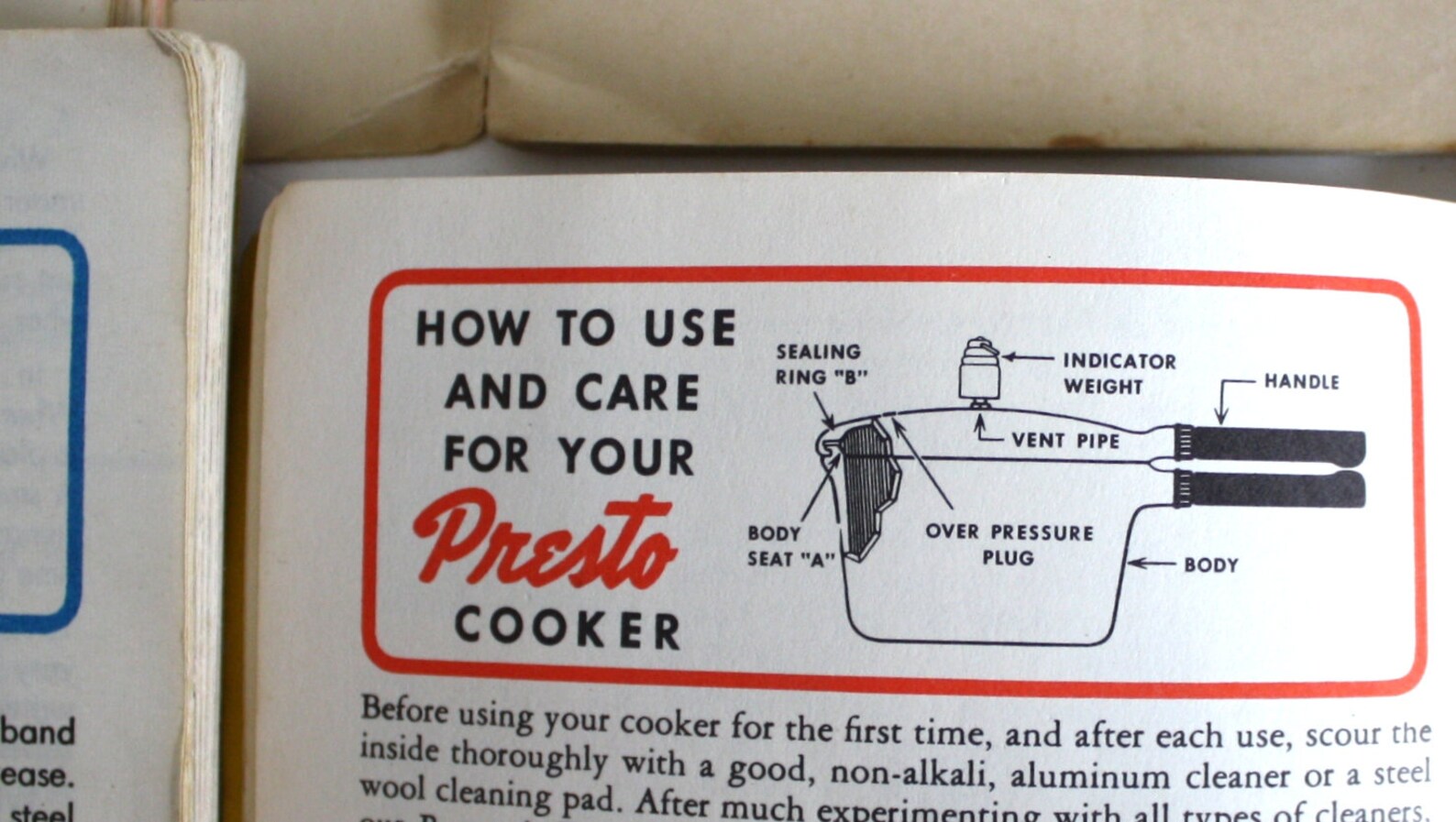 Mirro Pressure Cooker, Presto, Recipe Book / Instruction Manual