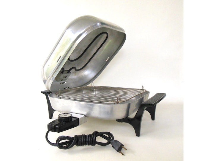 Sunbeam Fry Pan Broiler Lid Electric Skillet Small Appliance Frypan FP