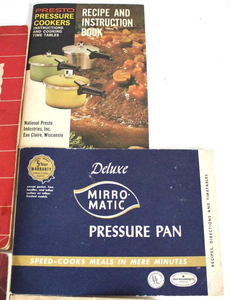 Mirro Pressure Cooker Presto CookRite Recipe Book / Etsy