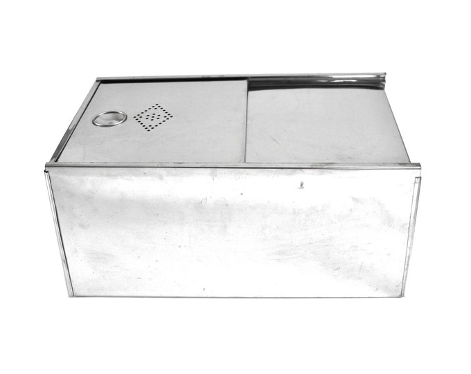 Metal Bread Box Drawer Insert Kitchen Cupboard / Hoosier Drawer