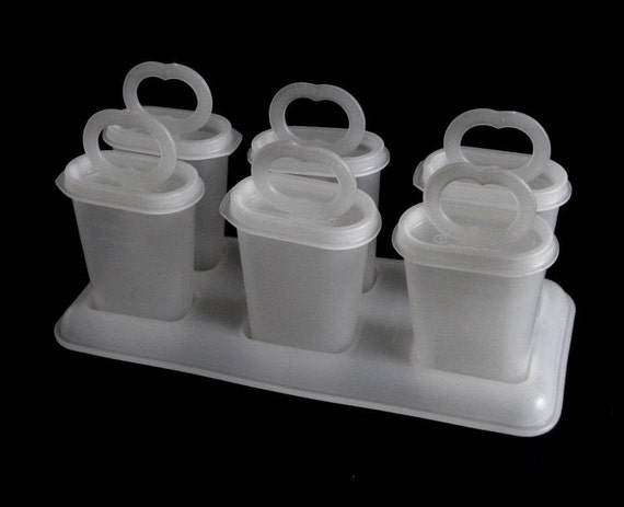 Tupperware Popsicle Mold Replacement Parts, 343 Lid, 344 Container / Cup,  345 Stick 