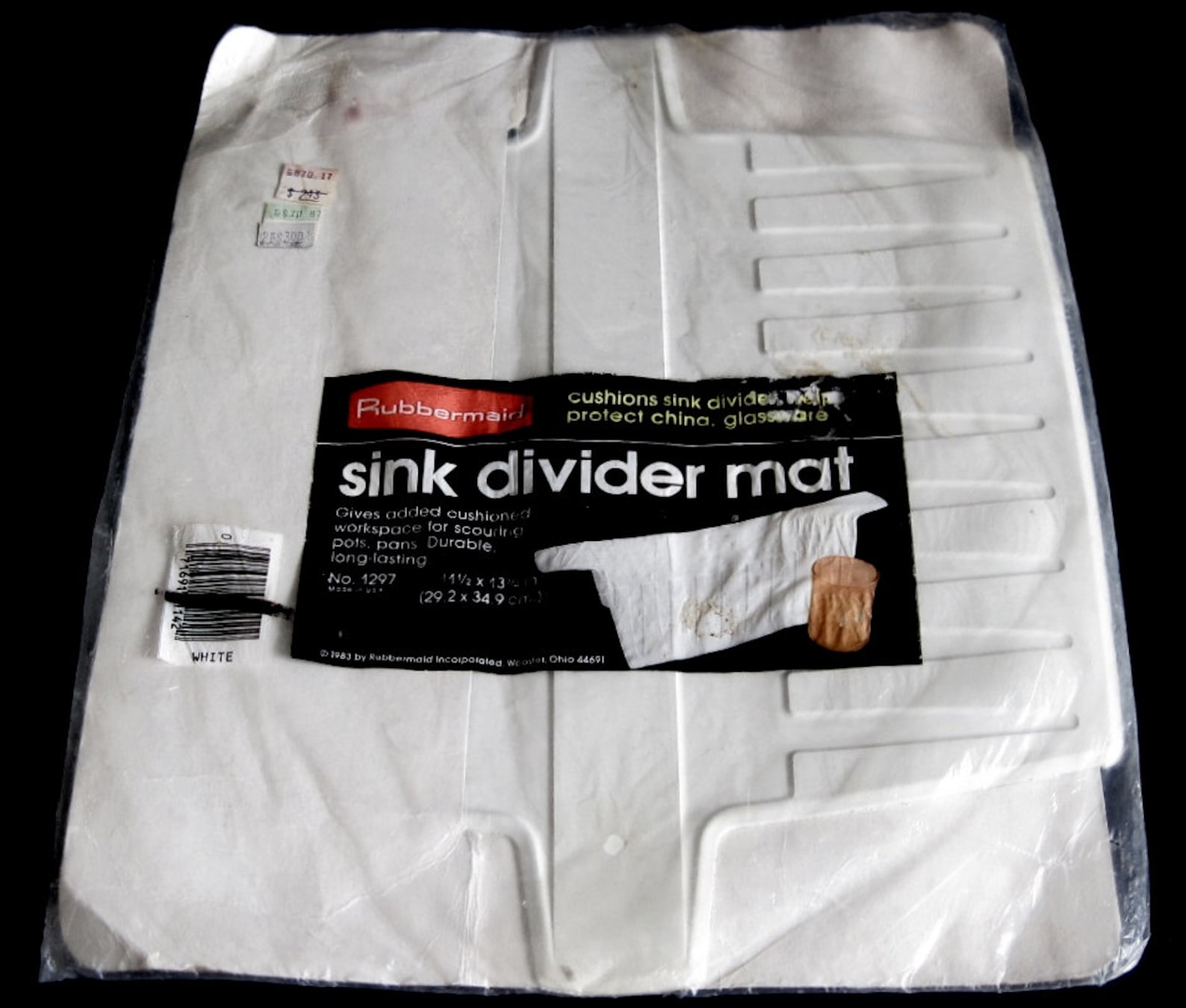 Rubbermaid Sink Divider Mat 1297 Made in USA NOS Vintage Etsy