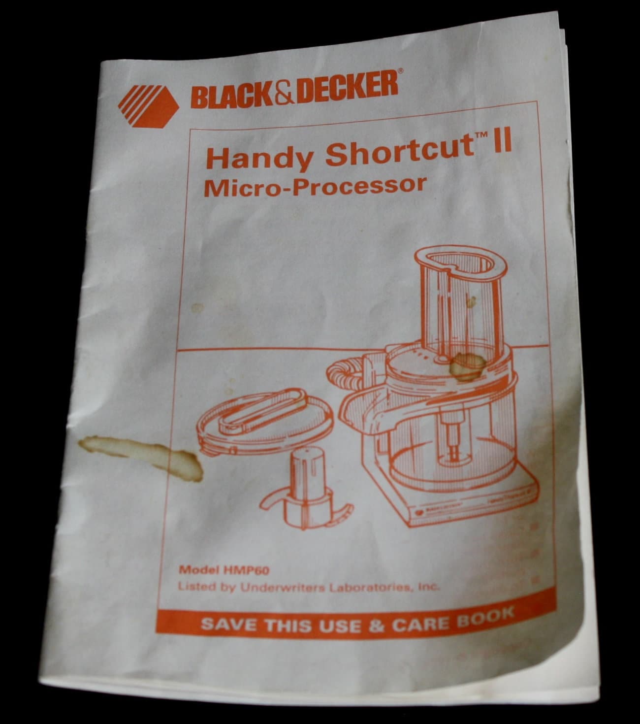 Black & Decker Handy Shortcut II HMP60 Replacement Parts for Mini Food