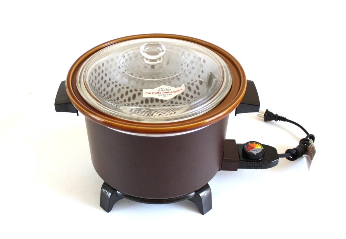 Dazey Chef's Pot DCP6 Deep Fryer / Slow Cooker 1990s Etsy