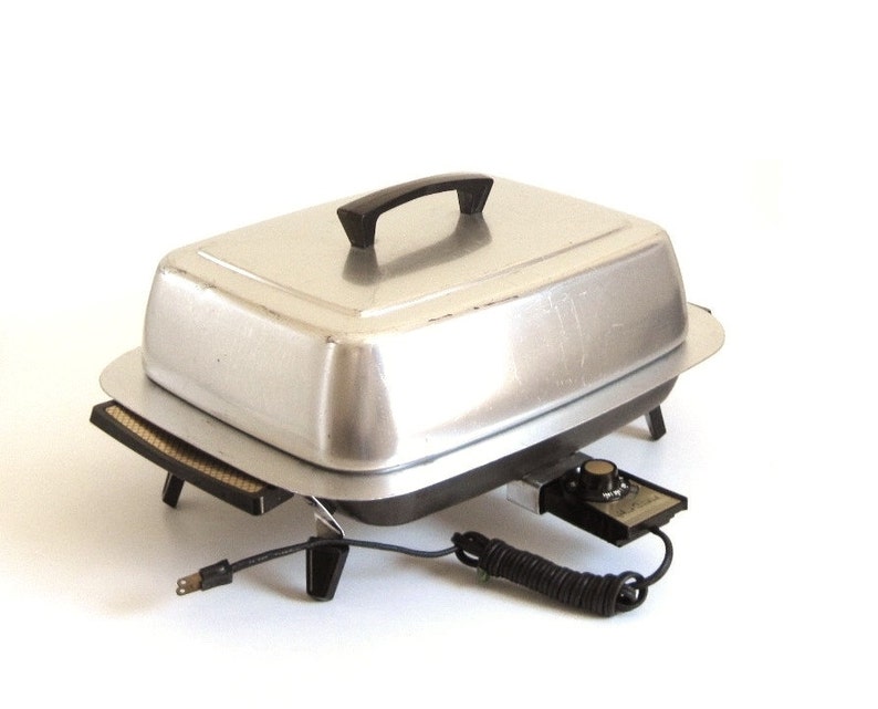 Miracle Maid Skillet 3661 Electric Frying Pan Warming Tray Etsy