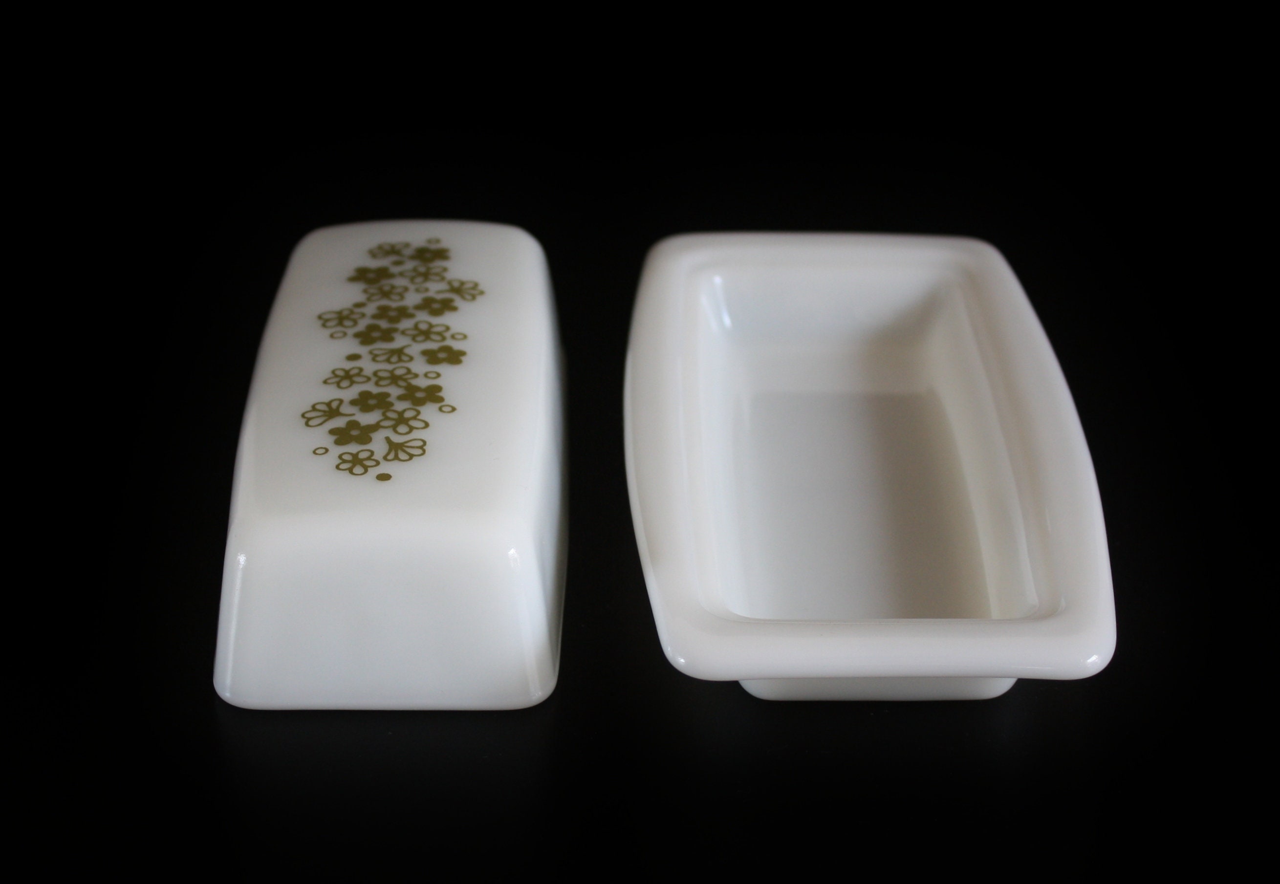 Pyrex Crazy Daisy Butter Dish 72B Lid or Base Etsy