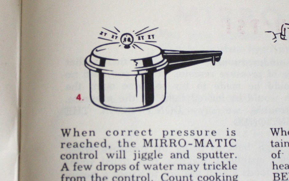 Mirro Pressure Cooker, Presto, Recipe Book / Instruction Manual