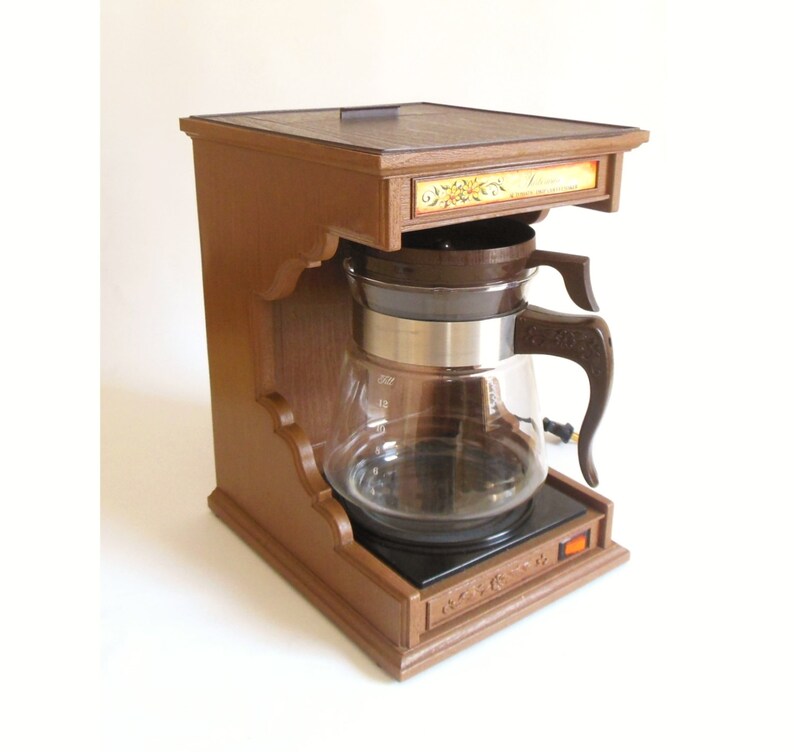 Farberware Coffee Maker 1970s Kitchen Wood Grain Automatic Etsy