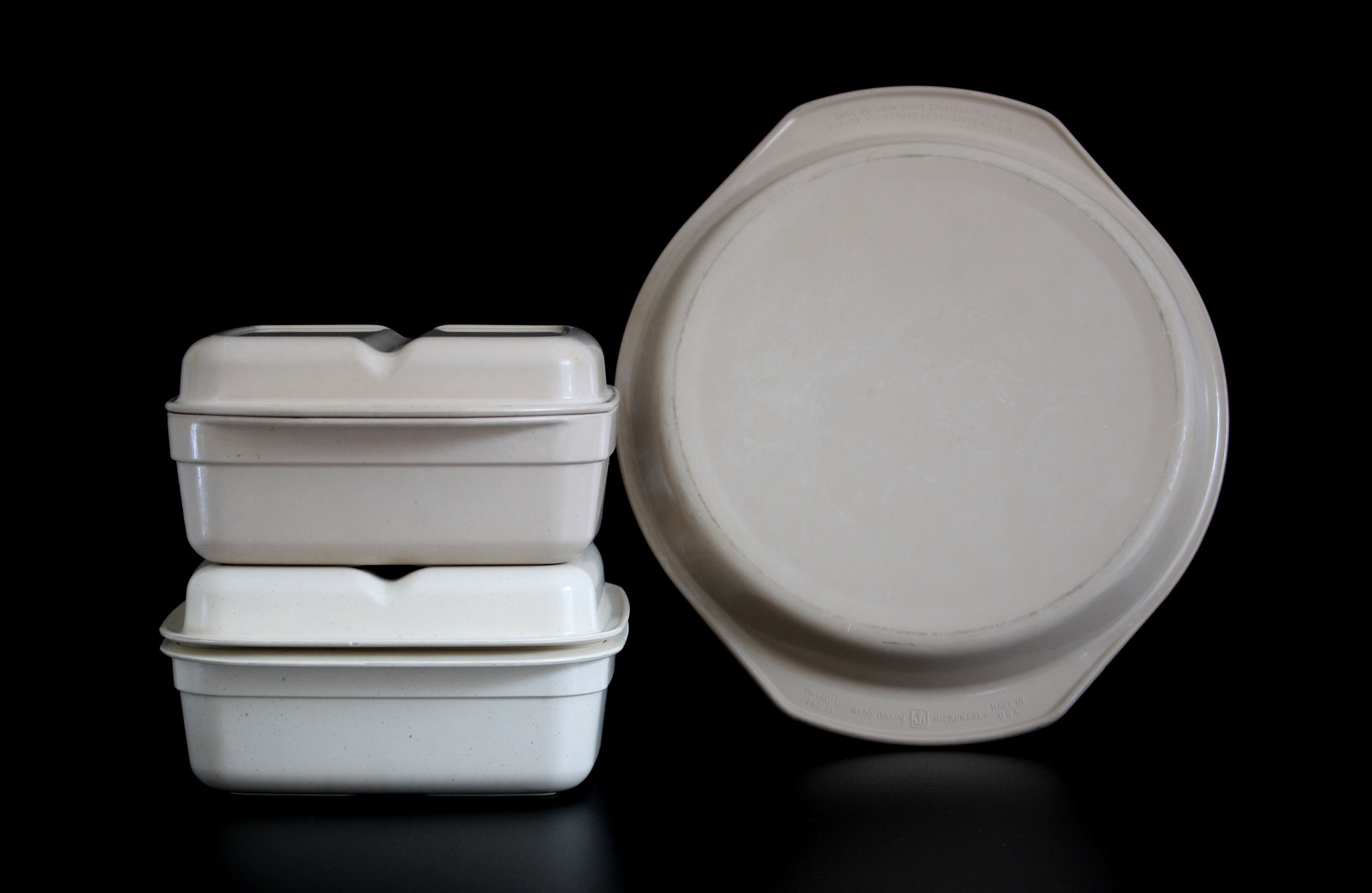 Anchor Hocking Microwave Cookware Round Casserole Dish Lid Etsy