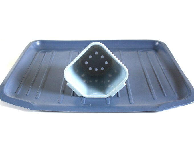 Vintage Rubbermaid Drainboard Mat / Dish Drying Rack Drainer Tray 1180