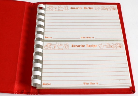 blank recipe book blank cookbook recipe card binder folder etsy