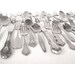 Stainless Silverware Set Mismatched Flatware Cottage Chic: Service for 12, 8, or 4, Unique, Full Set, or Individual Pieces 