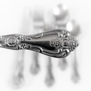 Oneida &quot;President&quot; Replacement Pieces, Wm. A. Rogers Premier Stainless Oneida Ltd, Dinner Fork, Salad Fork, Teaspoon, Oval Soup Spoon, Knife