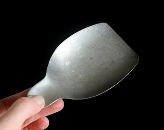 Metal Ice Cream Spade: Shortening Scoop with Tab Handle, Gelato Spoon