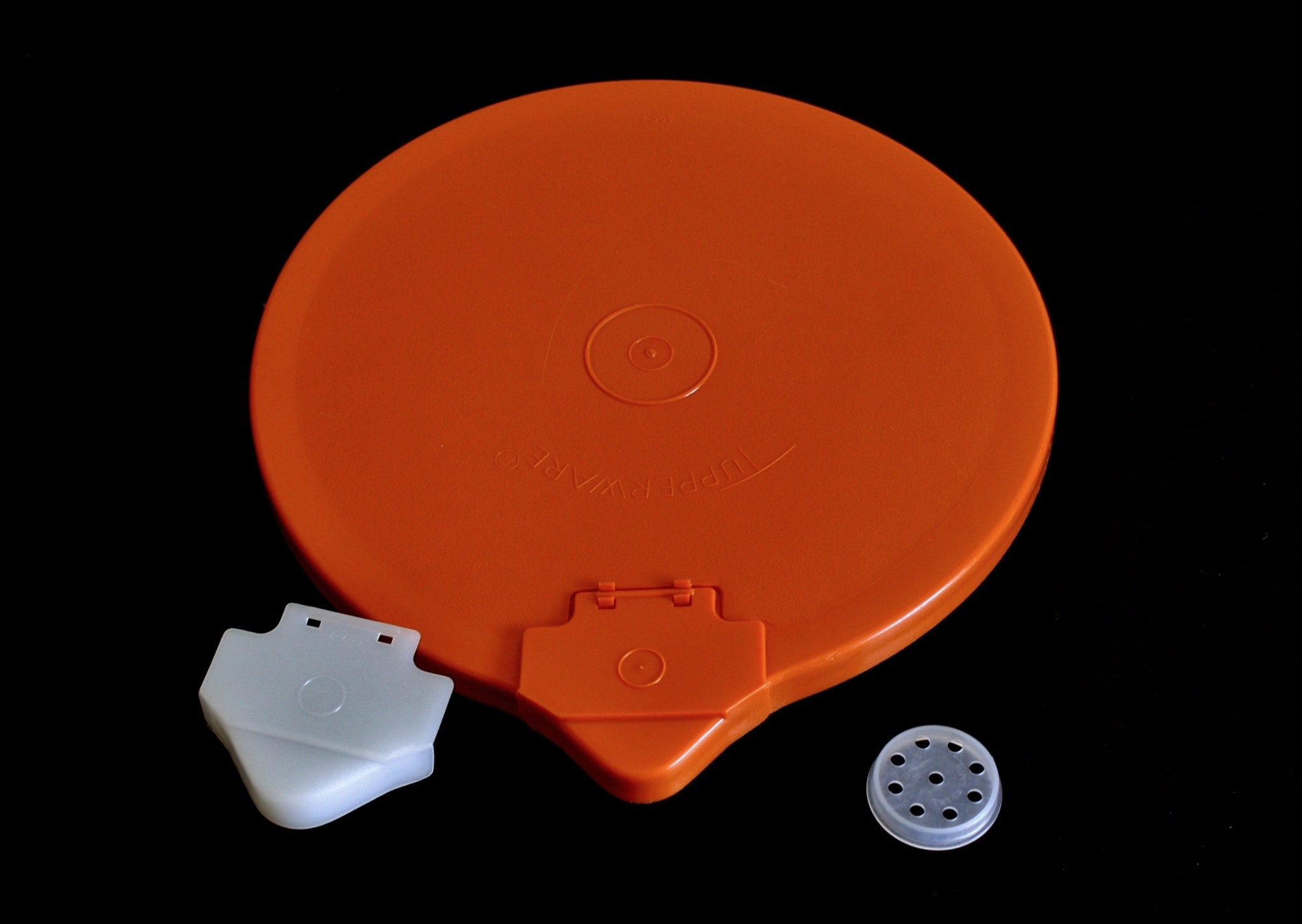 Tupperware Salt Pepper Shaker Top Lid Mix N Stor Lid Spout Etsy