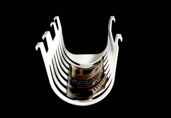 Rubbermaid Refrigerator Wine Rack 2315 White Hanging Bottle Etsy