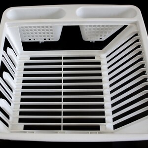 Small Dish Rack 03410 United Plastics, or GM ART-1154 Dish Draining Tray, for RV, Boat, Studio Apartment sold separately image 7