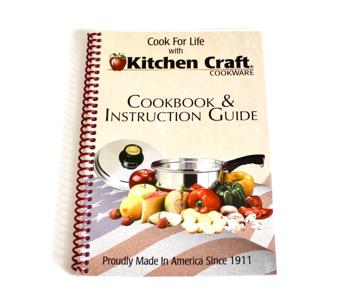 KitchenCraft Cookware Instruction Manual Recipe Booklet Etsy