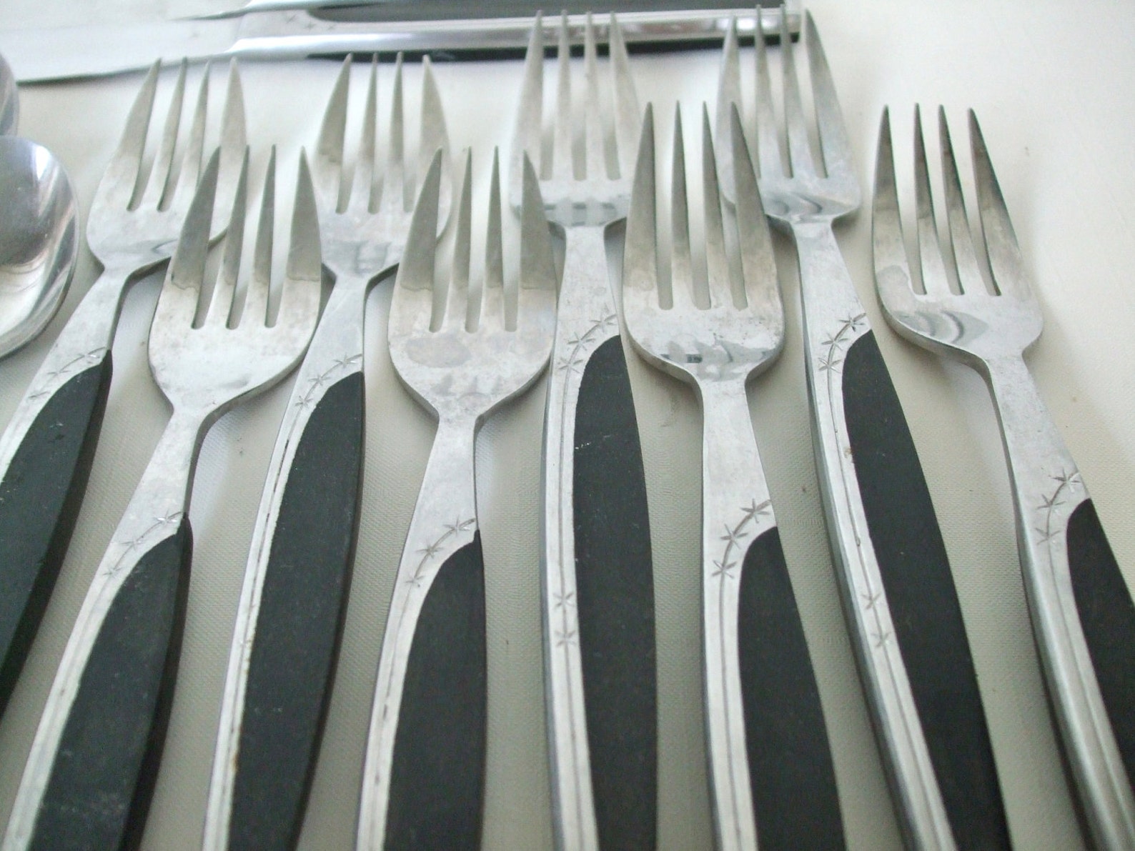 1950s Atomic Starburst Stainless Flatware Set MarCrest Etsy