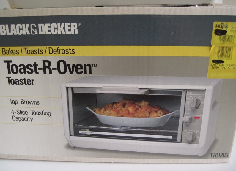 Black & Decker Toaster Oven Spacemaker TR200 TY1 Under Etsy