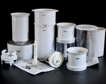 Accessoire hachoir Braun MR7 / MR72 pour mixeur plongeant / mixeur plongeant ; Tasses à mélanger, accessoires pour autres modèles ; Vendu séparément