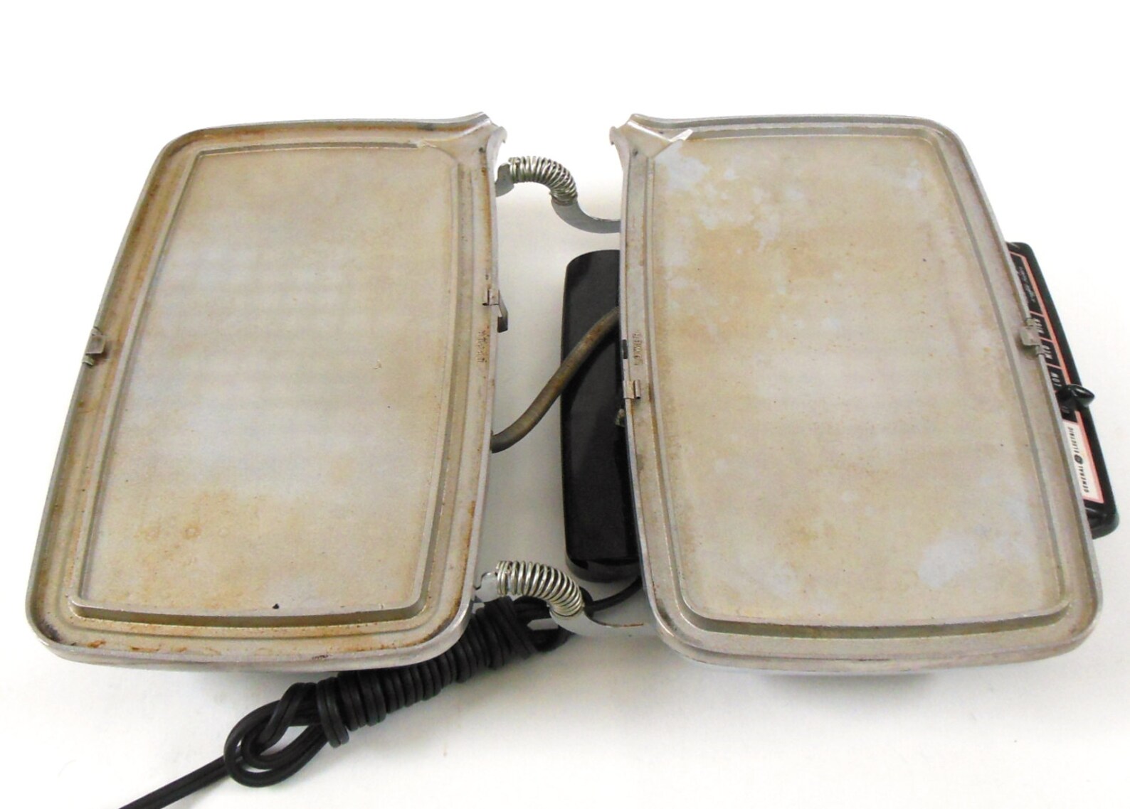 GE Waffle Iron Grill 34G42 General Electric Vintage Chrome Etsy