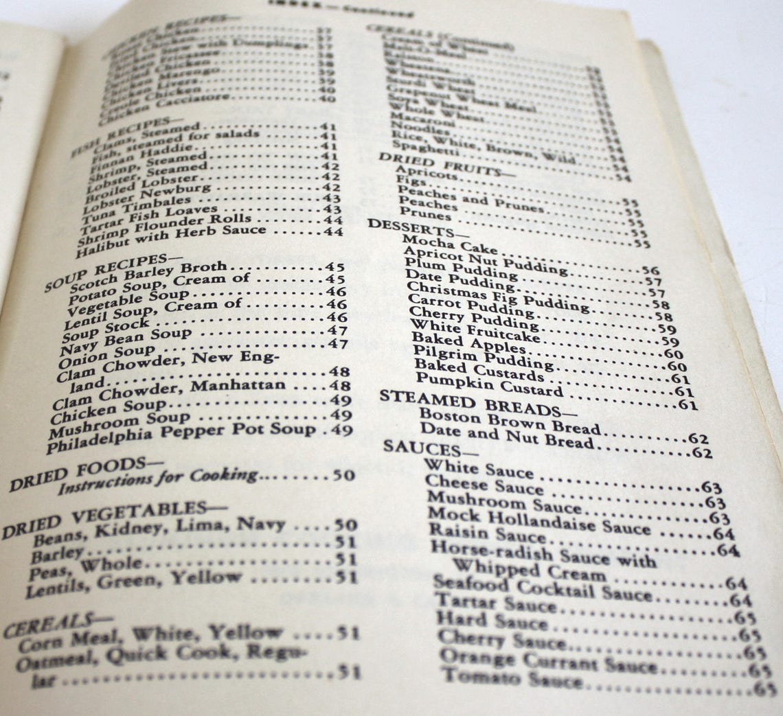 Wearever Pressure Cooker Instruction Manual Cookbook Recipe | Etsy