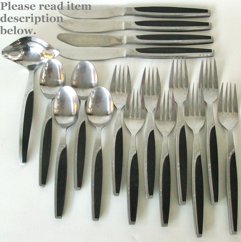 1950s Atomic Starburst Stainless Flatware Set MarCrest Etsy