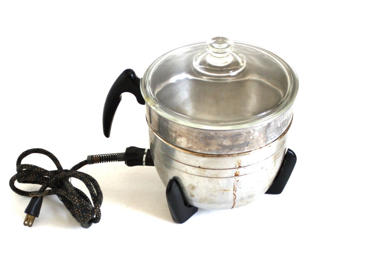 Electric Popcorn Popper Vintage Aluminum Dominion 1702 Etsy