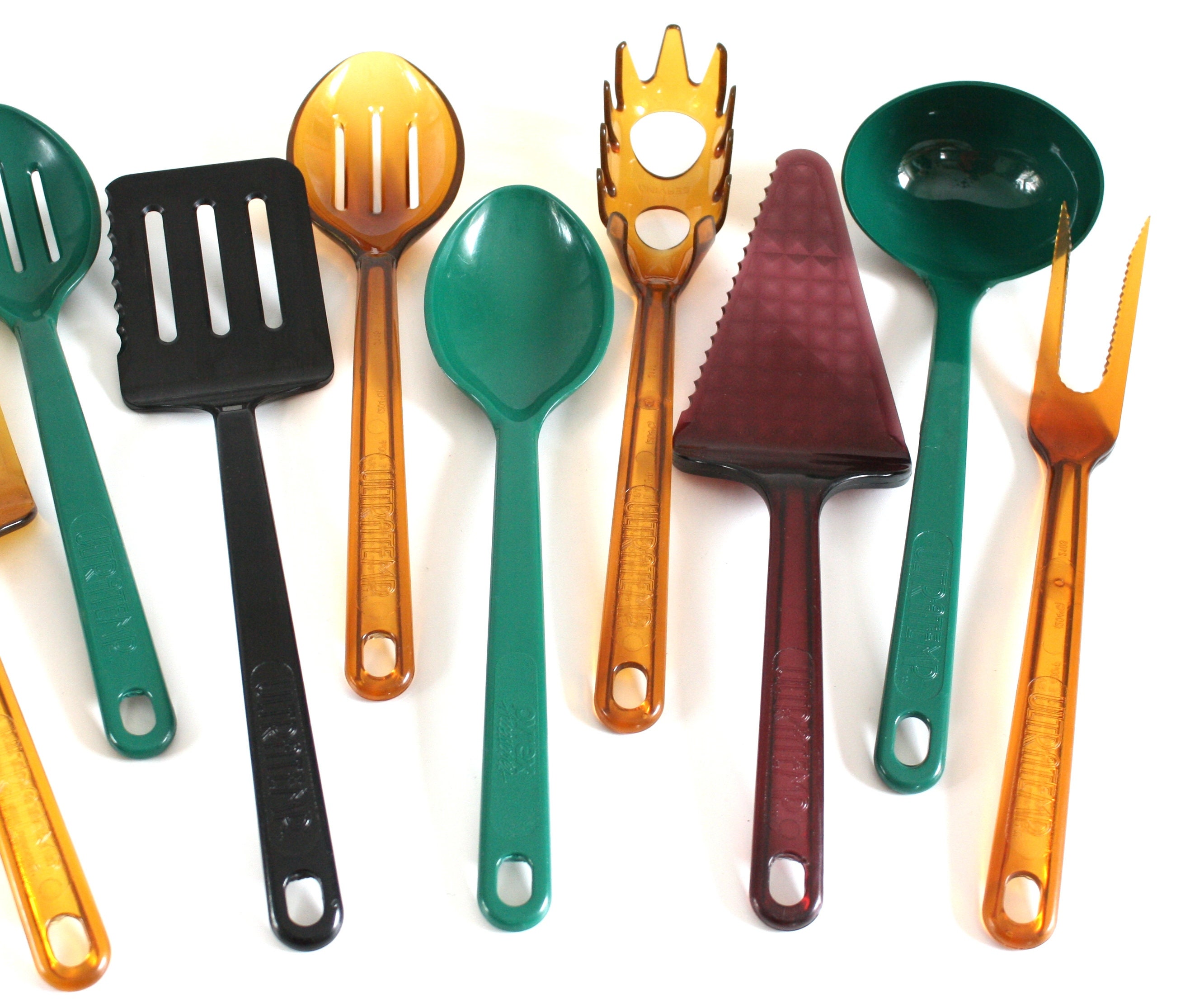 Ultratemp Kitchen Utensil: Meat Fork, Pie Server, Spatula, Slotted ...