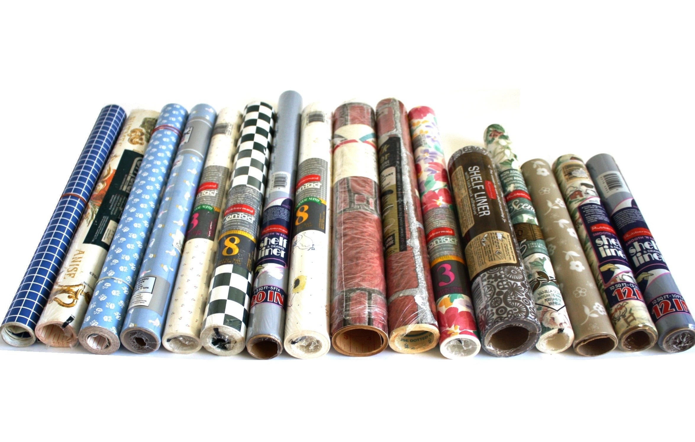 Contact Paper Shelf Liner Adhesive Plastic Floral Brown Etsy