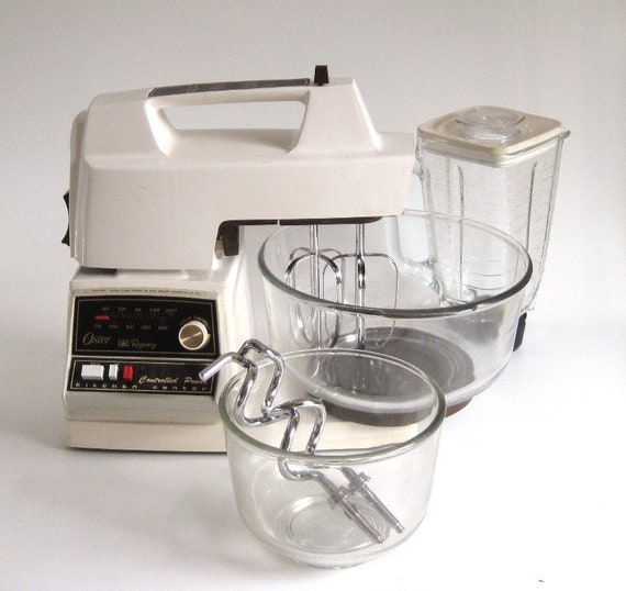 Vintage OSTER Kitchen Center With Food Processor Attachment 