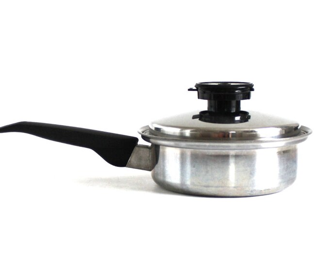 Flavorite Temptone Cookware Saucepan With Lid 1 Qt, 5ply Thermium Multiplex T304 Stainless