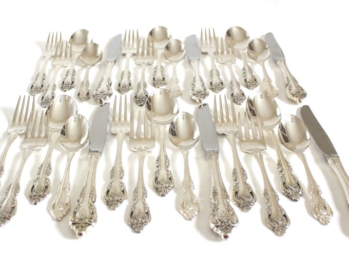 Oneida Community Brahms Silverware Silverplate Flatware Set Etsy