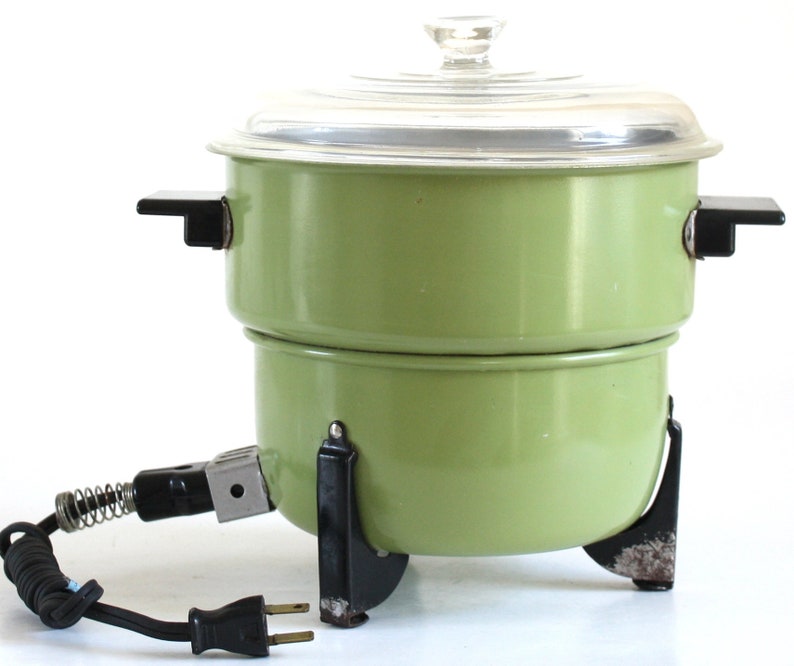 Electric Popcorn Popper Vintage Aluminum Dominion 1702 Etsy