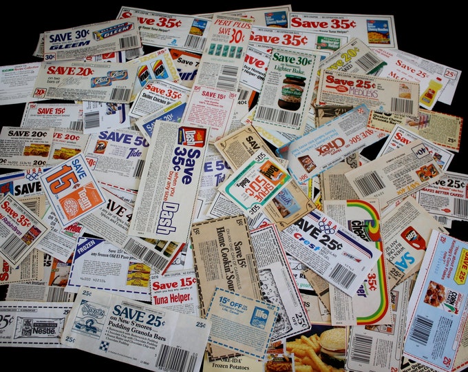 No Expiration Date Manufacturer Coupon Lot Vintage 1980s, 1990s Etsy