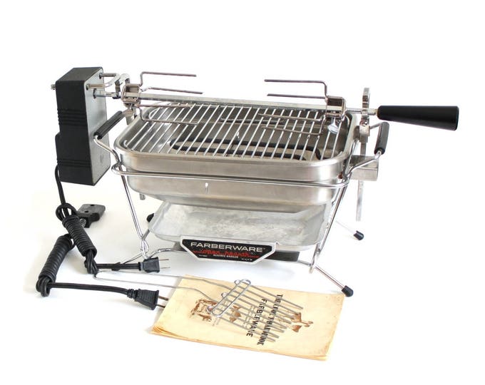 Farberware Open Hearth Rotisserie Grill 441 Electric Broiler Etsy