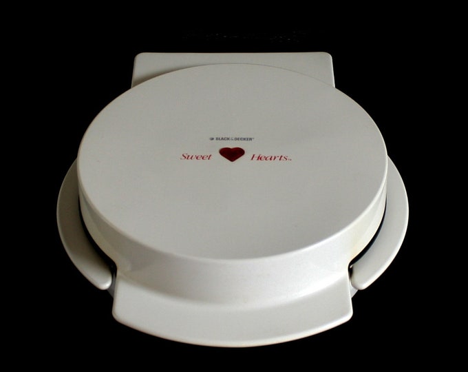 Black & Decker Sweet Hearts Waffle Maker Iron G12 used Etsy