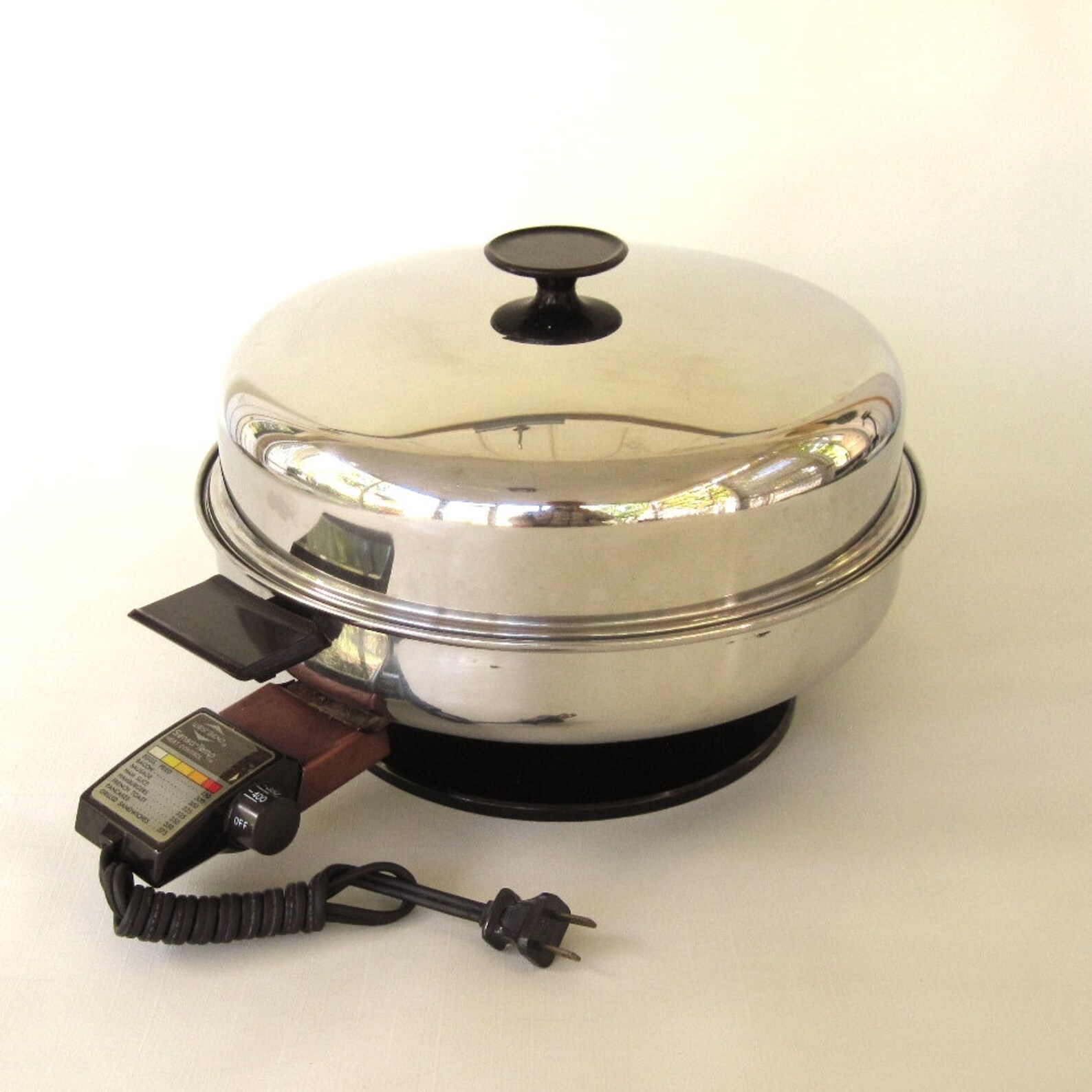 West Bend Electric Skillet 73010 Frying Pan Stainless Steel Etsy