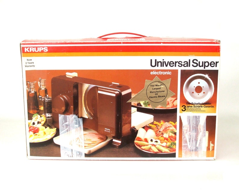 Krups Electric Meat Slicer 375 cheese food Etsy