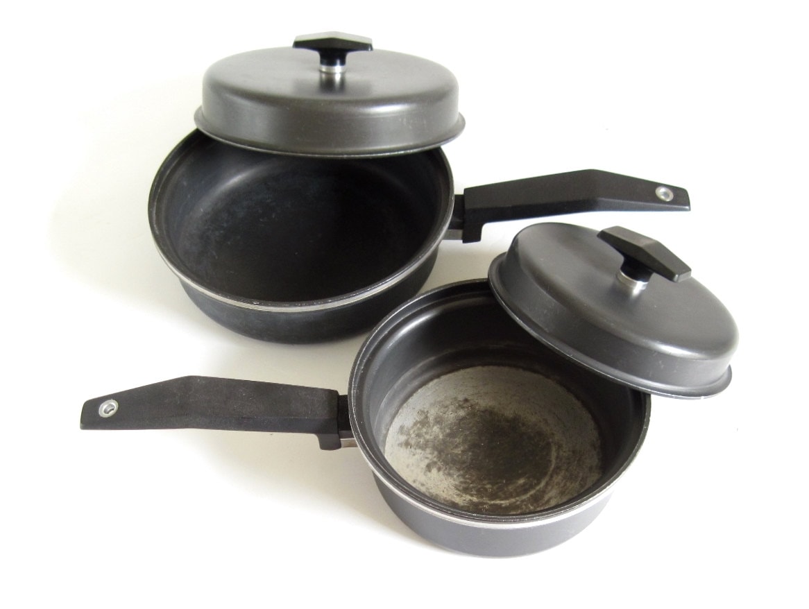 Miracle Maid 1 Qt Saucepan, 8 Skillet, Anodized Aluminum Cookware 