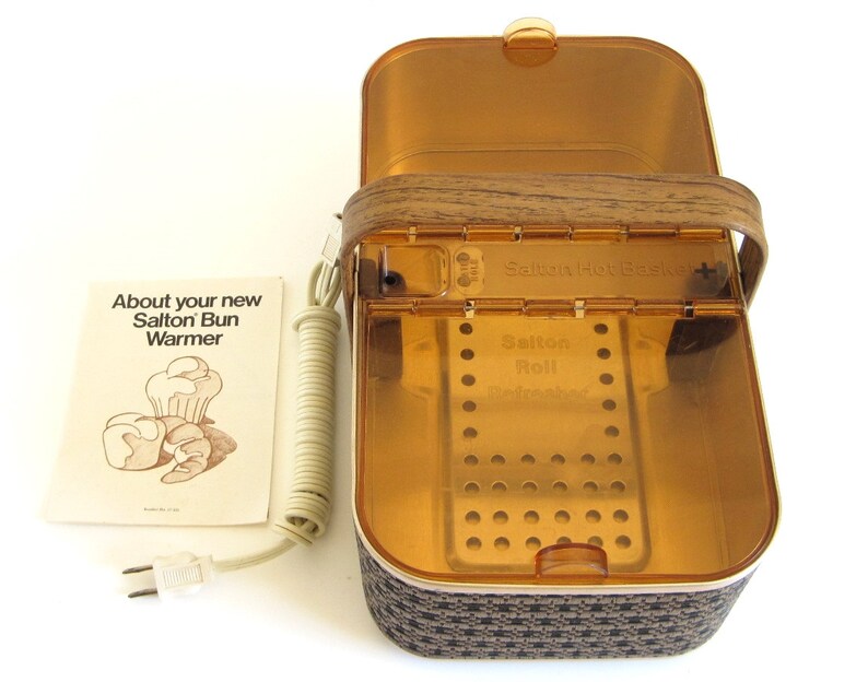 Salton Hot Basket Hotray Bun Warmer BH5 Electric Bread Basket Etsy