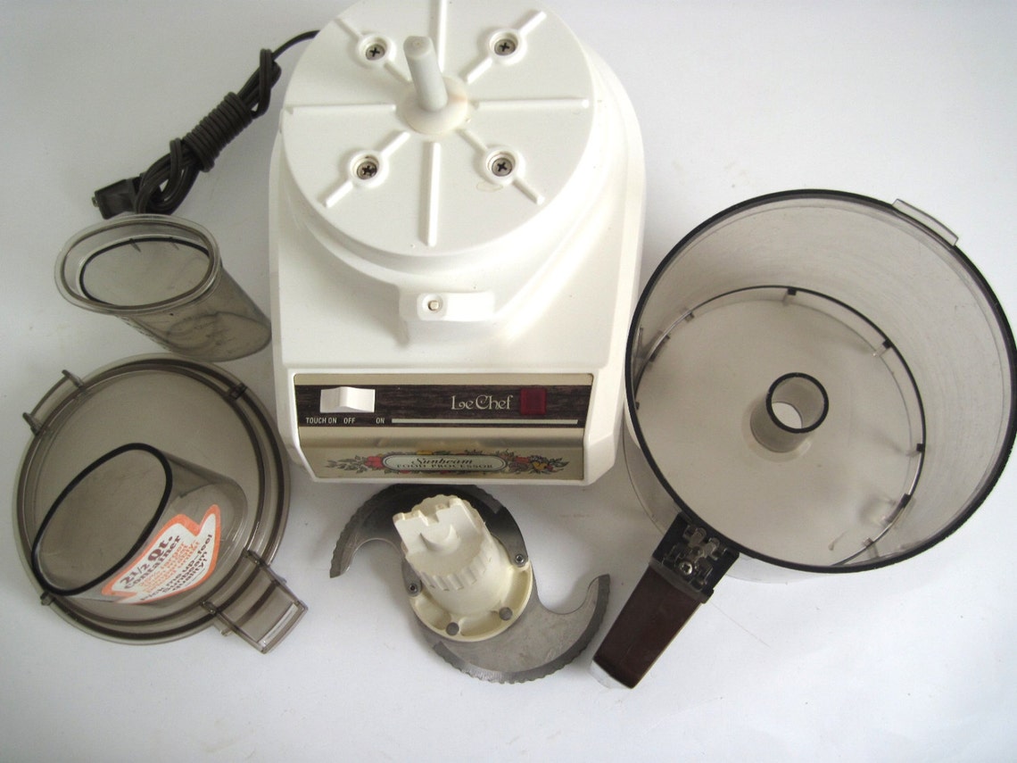 Sunbeam Le Chef Food Processor Catalog No. 1411 Service No. Etsy