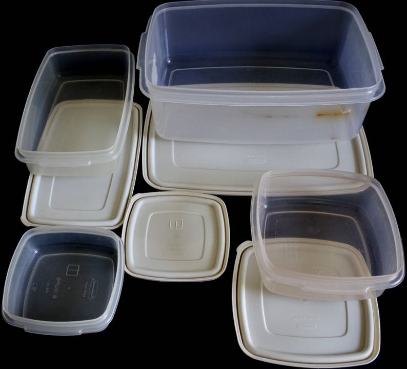 Rubbermaid Servin' Saver Plastic Containers Canisters - Etsy