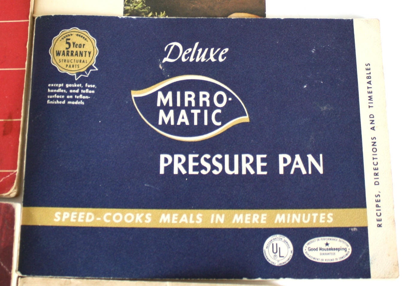 Mirro Pressure Cooker, Presto, Recipe Book / Instruction Manual